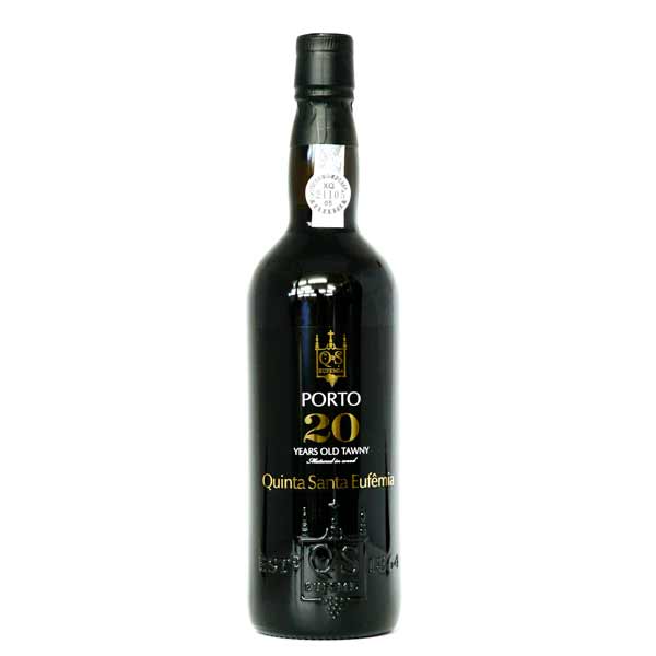 商品情報 　品名 ポートワイン サンタ・エフィーミア トウニー　20年　750ml Quinta Santa Eufemia PortWine 　産地 ポルトガル／ドウロ 　区分 フォーティファイドワイン 　 　味わい 甘口タイプの赤ワイン 　強さ ミディアム〜フルボディ 　 　輸入元 ボニリ・ジャパン 　販売店 リカープラザ大越酒店 　 　 　Yuzo Review　 ★★★★ 　　　　 　 　 　希少な家族経営のポートワインメーカー。ほろ苦い渋みと甘み、そして旨みがとてもバランス良く、味わいに温かさを感じます。テイラーなどがダビドフに合うとすると、サンタ・エフューミアは程よい雑味が効いたニカラグアやドミニカン産のシガーなどによく合います。 　トウニータイプは〇年とありますが、この〇年という表記はスコッチウイスキーなどの法律とはちょっと異なり、平均の熟成年数が表記されます。そのため、40年物などのポートには60年物や70年物の原酒がブレンドされたりしています。 　トウニーの10年は親しみやすく気軽に楽しめる味わい、20年、30年は旨みがしっかりと感じられる1本、40年は重厚感があり複雑さに富んだ貫録の味が楽しめます。 　レイトボトルドは、ヴィテージポートの上品さや若さを感じられるエレガントな味わいに仕上がっています。 　 　　　　　