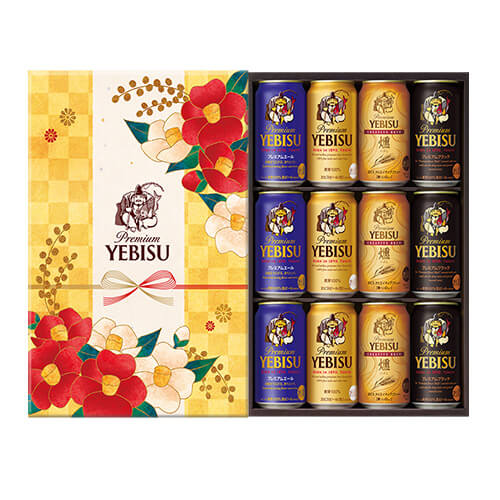 賞味期限2025年9月の訳あり 在庫処分 アウトレット エビスビール4種 YBF3DEC 350ml缶×12本入 詰め合わせ ビール ギフト 贈答品 贈り物 長Sのサムネイル
