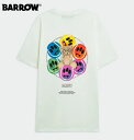 バロー Tシャツ 半袖 メンズ BARROW JERSEY T-SHIRT UNISEX S5BWUATH053 OFF WHITE 2025年モデル