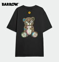 バロー Tシャツ 半袖 メンズ BARROW JERSEY T-SHIRT UNISEX S5BWUATH150 NERO/BLACK 2025年モデル