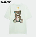 バロー Tシャツ 半袖 メンズ BARROW JERSEY T-SHIRT UNISEX S5BWUATH150 OFF WHITE 2025年モデル