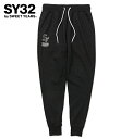 SY32 by SWEET YEARS GXCT[eBgD pc ZbgAbv Y BASIC SWEAT LONG PANTS 14137 BLACK 2024Nf K̔X yΉ