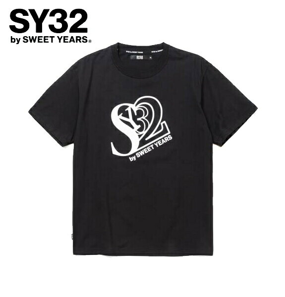 SY32 by SWEET YEARS 磻ƥȥ T Ⱦµ 롼ͥå  SYMBOLIC MARK TEE 14355 BLACK 2024ǯǥ Ź