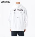 [C[u p[J[ vI[o[ XEFbg Y ZANEROBE Label Orgo Hood Sweat Vintage White ZR402-ARI yΉ