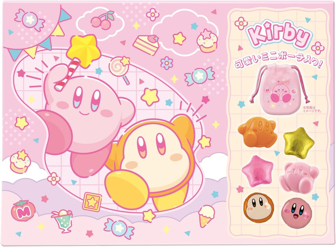 【送料無料】星のカービィ ポーチ&チョコギフト ハート バレンタイン お菓子 詰め合わせ キャラクター ..