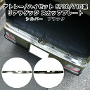 ダイハツ アトレー / ハイゼットカーゴ S700系 S710系 リア ラゲッジルーム スカッフプレート パネル カバー トリム ラゲッジスカッフプレート リア...