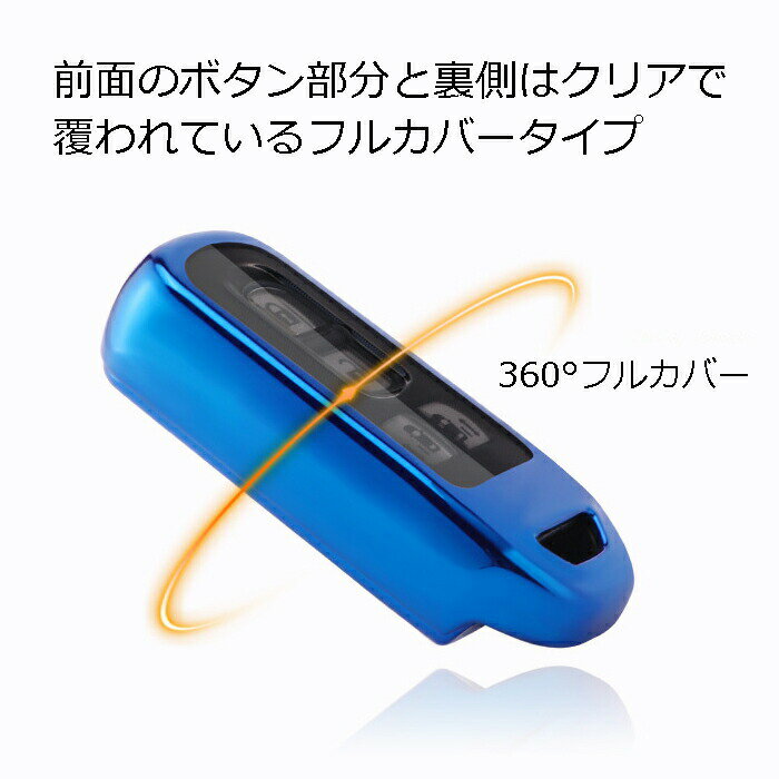 ホンダ キーカバー キーケース N-BOX N-WGN N-VAN N-ONE など メタリック メッキ TPU フルカバー キーホルダー スマートキー キーフォブ カスタム パーツ 車用品 カーアクセサリー おしゃれ 女性 男性 人気 カーアクセ 小物 3