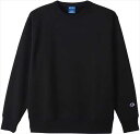 【代引不可】 Champion（チャンピオン） C3XS060-090CREW NECK SWEATSHIRT クルーネック スウェット ブラック