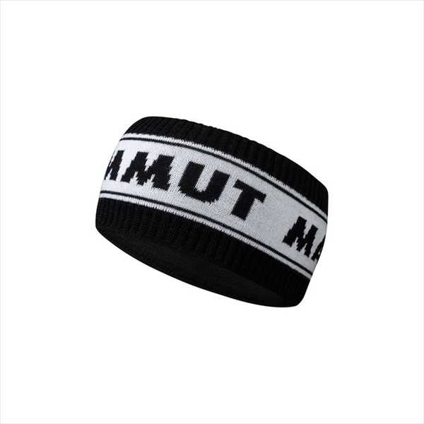 【代引不可】MAMMUT マムート 119101440-0047ヘッドバンド Peaks Headband BLACK-WHITE アウトドア