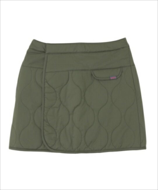 【代引不可】PHENIX(フェニックス) PH862SK72-OL【WOMENS】Quilted Wrap Skirt(ラップスカート) オリーブ PH862SK72アウトドア スカート