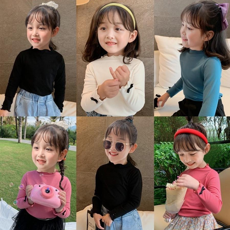 【スーパーSALE 20%OFF】送料無料 フリルネック 長袖Tシャツ カットソー ニット素...