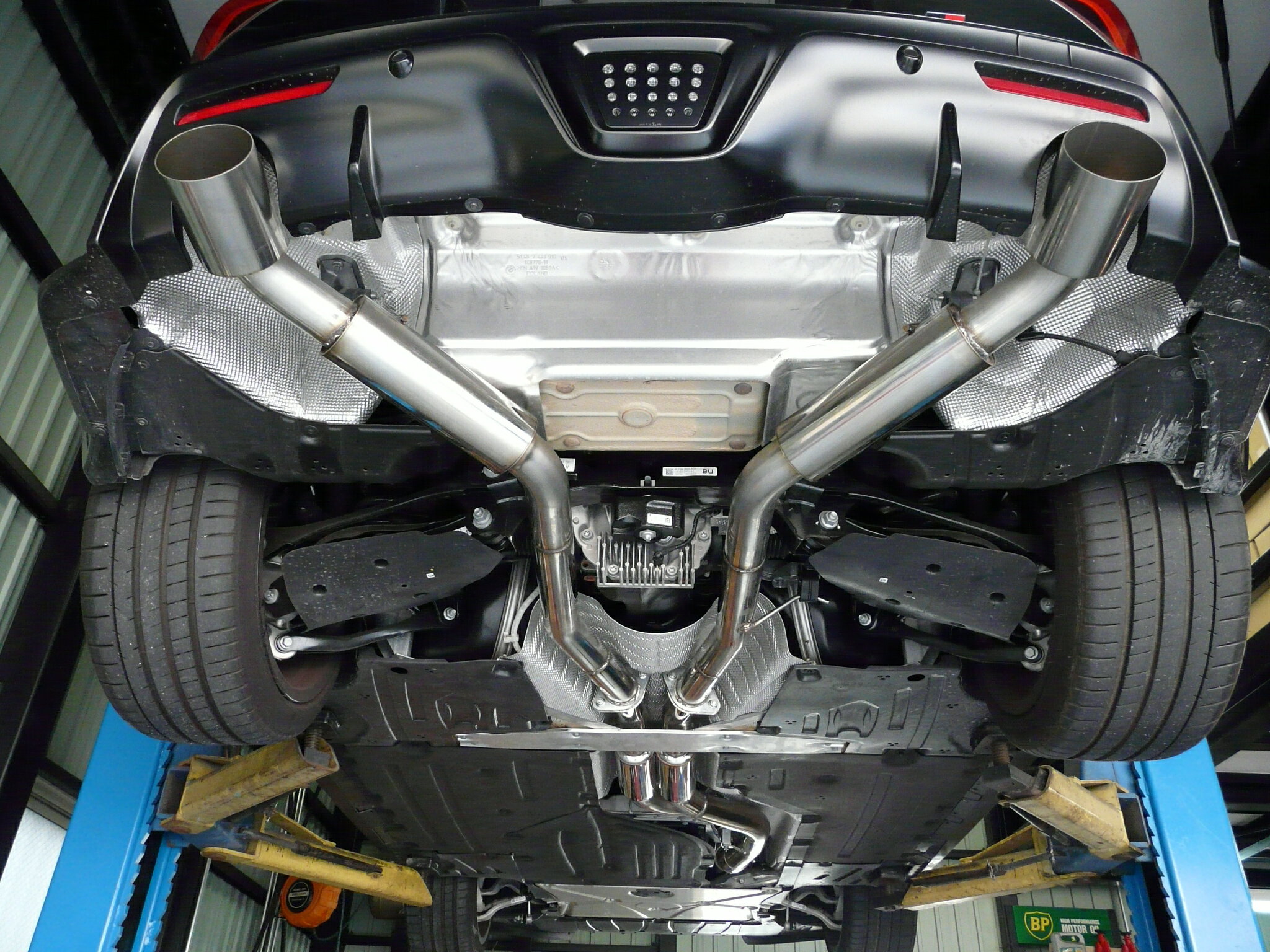 DB42 DB02 スープラオールステンマフラー　迫力の出口115Φ