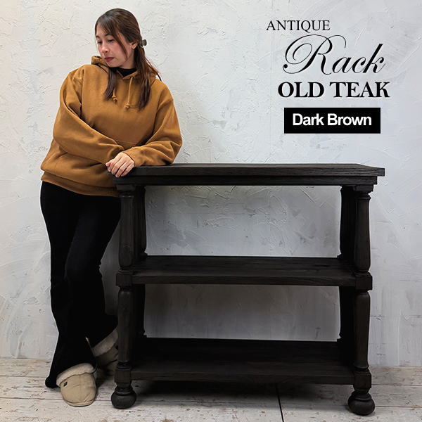 楽天市場】アンティーク（ウッドラック｜本棚・ラック・カラーボックス