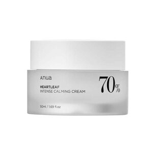 【100円OFFクーポン】ANUA HEARTLEAF 70 INTENSE CALMING CREAM アヌア ドクダミ70％ インテンス カーミングクリーム 50ml 韓国コスメ 送料無料