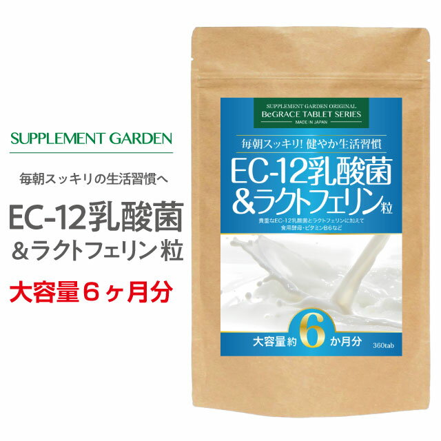 EC12乳酸菌 100億個 ラクトフェリン 