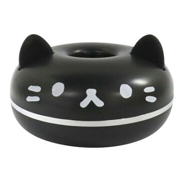 PePET ポータブル加湿器 KURO(クロ) 加湿器 卓上 オフィス 超音波式 ペットボトル ペペット USB充電式 小型 猫 デザイン ねこ