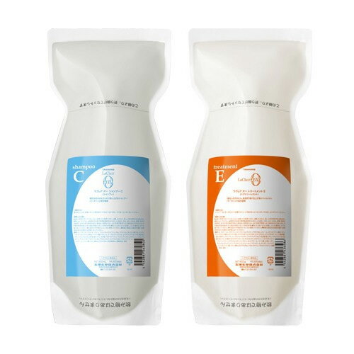 タマリス ラクレア オー シャンプー C クリアフレッシュ 600ml＆ラクレア オー トリートメント E エモリエントリペア 600g 詰替えセット 送料無料 美容室専売 サロン専売品 サロン 美容室専売品 シャンプートリートメント セット