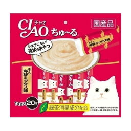 いなば チャオ CIAO ちゅーる まぐろ 海鮮ミックス味 14g×20本