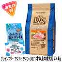 セレクトバランス　グレインフリー　アダルト　チキン　小粒　1才以上の成犬用 2.4 kg　1才以上の成犬用 小粒 ドライフード ドッグフード 犬 無添加 穀物不使用 オメガ6脂肪酸 オメガ3脂肪酸 グルコサミン コンドロイチン コエンザイム タウリン ベッツチョイスジャパン