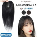 【※精密機械製10*12cm 】トップカバー 人毛100% かつら ウィッグ 医療用 レディース ヘアピース 部分ウィッグ 自然 トップウィッグ ウィッグ ショ...