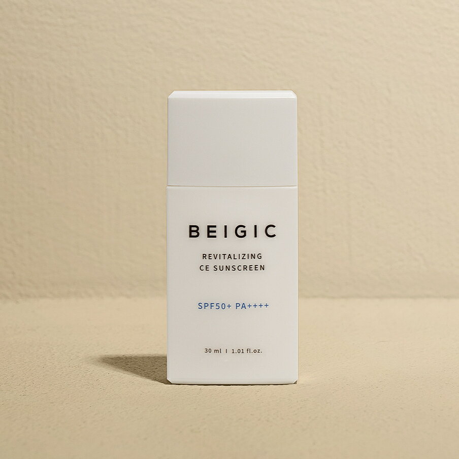 ★クーポン利用で15%OFF★日焼け止め [ BEIGIC ベージック リバイタライジング CEサンスクリーン ] SPF50+ PA++++ 紫外線対策 UVカット ブルーライトカット 化粧下地 敏感肌 乾燥肌 エイジングケア 韓国コスメ ヴィーガン オーガニック 赤ちゃん ベビー