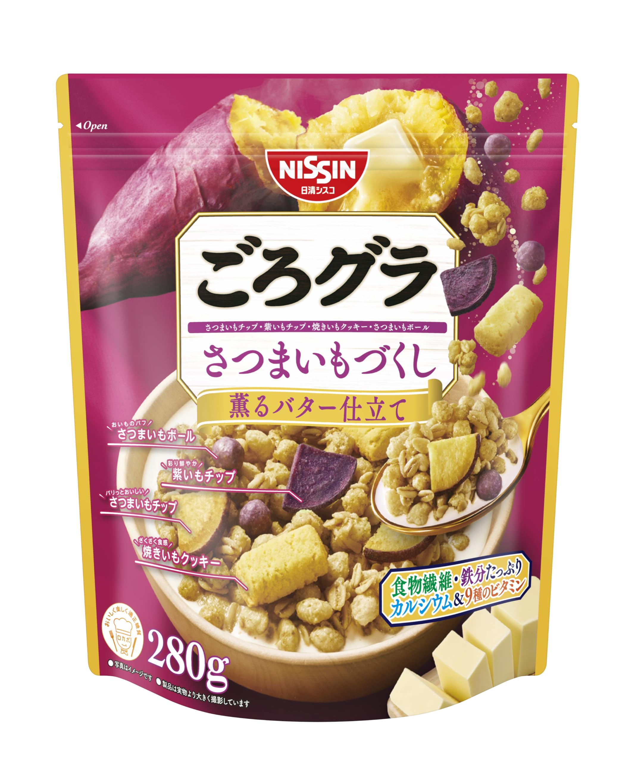 日清シスコ ごろグラ さつまいもづくし 280g×6袋