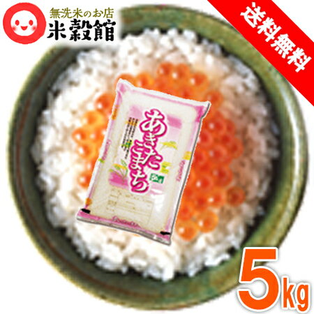 米5kg 無洗米 送料無料国内産あきたこまち秋田小町5kg×1個無洗米 研ぐお米選択可能
