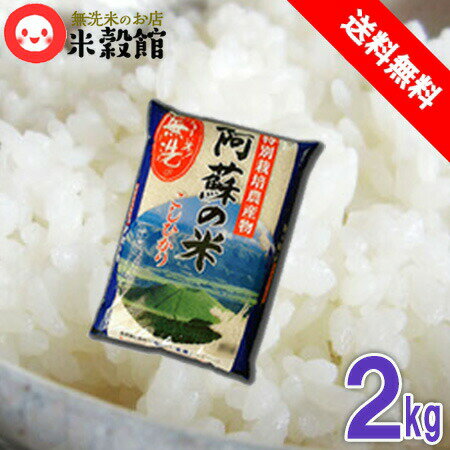 令和5年産 米 送料無料 無洗米 2kg 熊本県産阿蘇こしひ