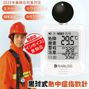即納【外仕事必須!熱中症予防】黒球式 熱中症指数計 携帯 wbgt測定器 腕かけ 壁掛け 置き型 wbgt計 熱中症計 暑さ指数計 黒球 黒球式熱中症指数計 屋外 屋内 wbgt 測定器 熱中症 指数計 腕時計 指数計測器 工事現場 現場 建設業 湿温度計 湿度計 時計 JIS準拠 持ち運び JIS