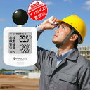 【事業者 & 法人向け インボイス対応 1年保証】黒球式 熱中症指数計 JIS適合 WBGT 指数 計 携帯型 アラームでお知らせ JIS準拠 wbgt測定器 ...