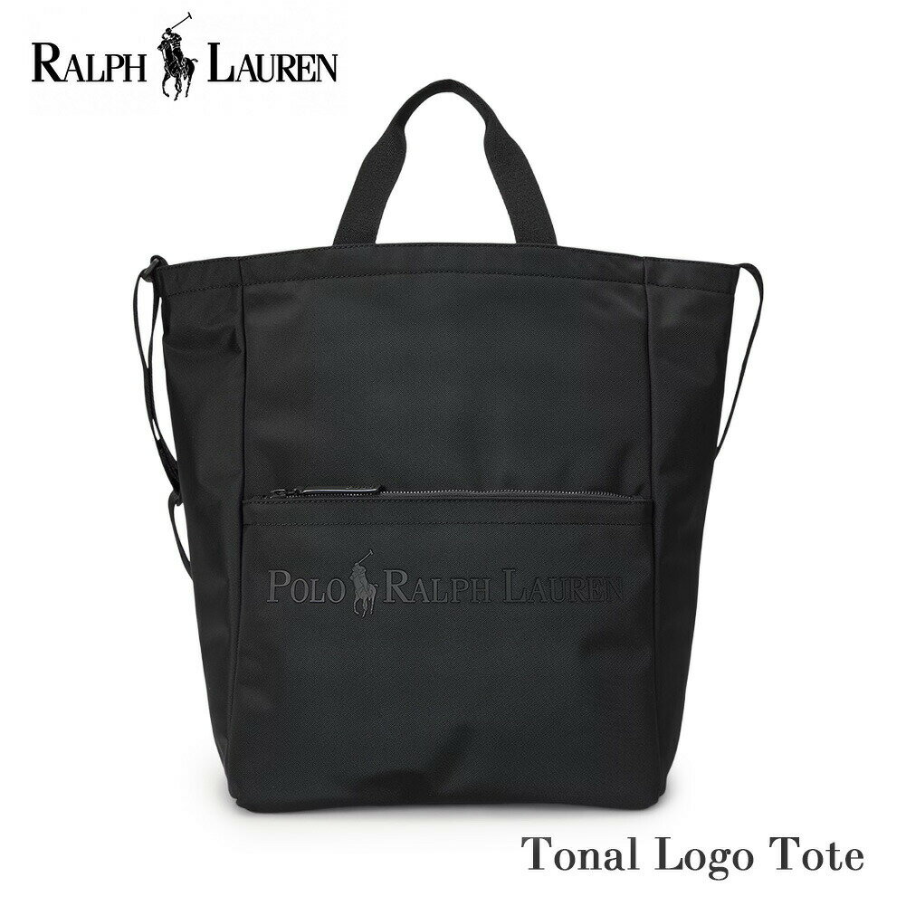 ポロ ラルフローレン トーナルカラー ロゴ トートバッグ ショルダーバッグ 405962440 POLO RALPH LAUREN ラルフ ユニセックス レディース メンズ 男女兼用 斜め掛け お出かけ 旅行 大学生 通学 通勤 プレゼント ギフト