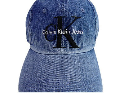 【カルバンクライン　キャップ　41VH900 250】【ip-0274】　STONE WASH　CKJ LOGO DENIM HAT　CK　男女兼用　メンズ　レディース　ユニセックス　男性　女性　日よけ　Calvin Klein jeans　プレゼント ギフト　ブランド