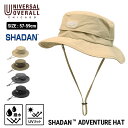 UNIVERSAL OVERALL ユニバーサルオーバーオール SHADAN アドベンチャーハット DS2004 帽子 UV 遮光 ブランド おしゃれ シンプル ギフト プレゼント
