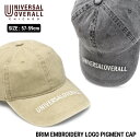 UNIVERSAL OVERALL ユニバーサルオーバーオール ピグメントキャップ DS2006 帽子 ワーク ブランド おしゃれ シンプル 定番 ギフト プレゼント