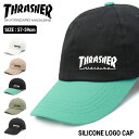 THRASHER スラッシャー シリコンロゴ キャップ DS2011 帽子 ストリート ブランド おしゃれ シンプル 定番 ギフト プレゼント