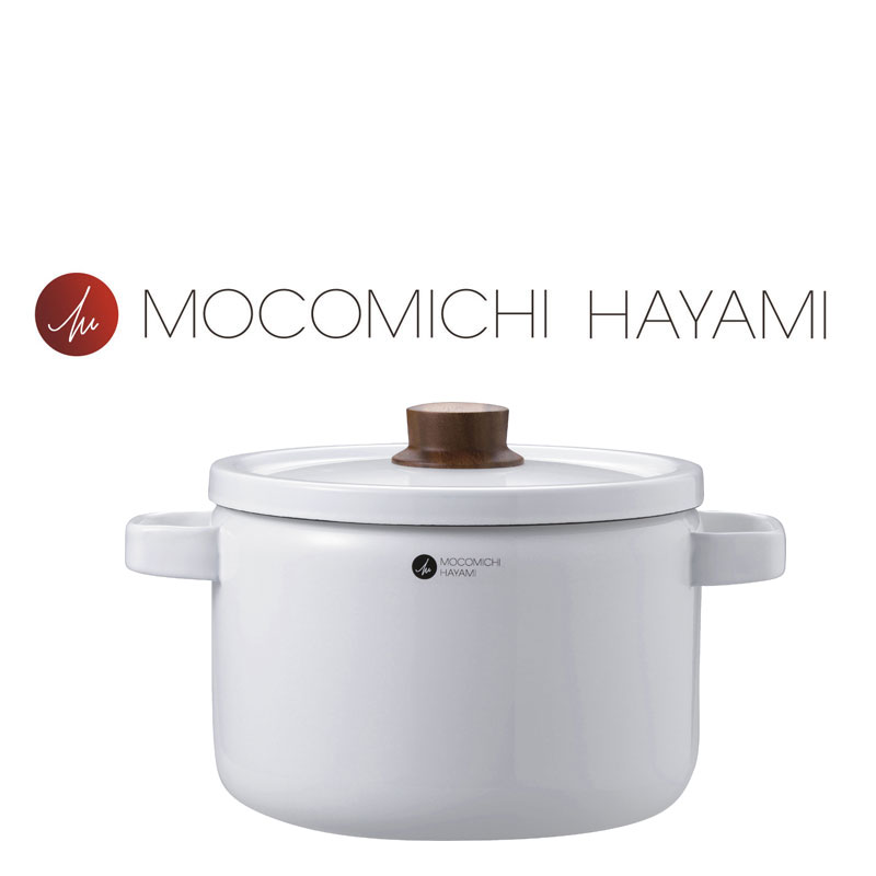 MOCOMICHI HAYAMI　HoneyWare キャセロール 22cm ＃302【6-0006】速水もこみち/プロデュース/モコミチハヤミ/Honey Ware/琺瑯/両手鍋/キャセロール/ホーロー鍋/琺瑯鍋/深鍋/深型/パスタ鍋/パスタパン/IH対応/IH 20/母の日/プレゼント/ギフト