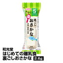 ベビーフード 和光堂 はじめての離乳食 裏ごしおさかな 2.6g 6個入り_4987244163462_65