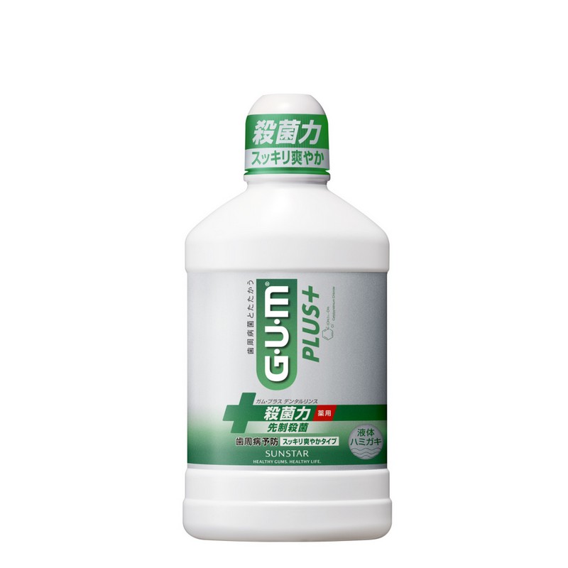 ハブラシ・ハミガキ サンスター ガムプラス リンス スッキリ爽やか 450ml