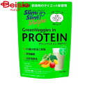 ■メーカー名：アサヒ普段の食事にプラスしてダイエット中の健康をサポート。食事制限中のダイエッターに不足しがちなたんぱく質が補えるプロテインパウダー。特にたんぱく質が不足しがちな朝食の栄養補給にもオススメです。※11回分（15g）当たり、たんぱく質7.5g配合。大豆プロテイン、23種の野菜と果物、食物繊維、活性型酵素※2配合でダイエット中の健康をサポート。水や牛乳、豆乳に混ぜるだけで簡単に作れます。フルーティーで飲みやすいグリーン＆フルーツ味。■内容量：225g■原材料：大豆蛋白（国内製造）、砂糖、水溶性食物繊維、豚コラーゲンペプチド（ゼラチンを含む）、野菜・果実混合粉末、穀物発酵エキス末（小麦を含む）、バナナ粉末、りんご果汁粉末、植物油脂、L?カルニチンL?酒石酸塩／トレハロース、V．C、乳化剤、クチナシ色素、香料（乳由来）、糊料（増粘多糖類）、ピロリン酸第二鉄、甘味料（ステビア、アセスルファムK、スクラロース、ラカンカ）、ロイシン、バリン、イソロイシン、葉酸、V．B12■栄養成分：1回分（15g）当たり　エネルギー　50kcal、たんぱく質　7.5g、脂質　0.49g、炭水化物　5.3g、糖質3.3g、食物繊維　2.0g、食塩相当量　0.25g、ビタミンB12　3.1μg、ビタミンC　100mg、葉酸　331μg、鉄　7.7mg、L-カルニチン　2.5mg　製造時配合（15g）当たり　コラーゲン　500mg、バリン　1.8mg、イソロイシン　1.8mg、ロイシン　3.6mg※予告なくパッケージ、商品名、産地等が変更になる場合がございます。予めご了承ください。