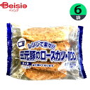 ロースかつ 四国日清食品 レンジで楽々三元豚のロースカツ 500g(5個)×6個 おかず お弁当 まとめ買い 業務用 冷凍