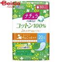 大王製紙 ナチュラ さら肌さらり コットン100% よれスッキリ 吸水ナプキン 20.5cm 30cc 22枚入