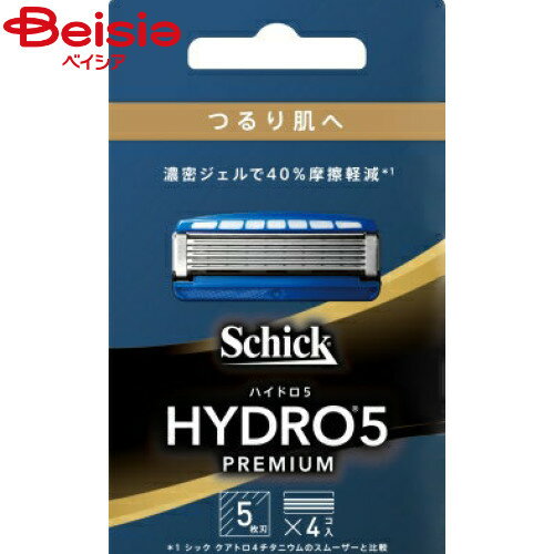 シック・ジャパン ハイドロ5プレミアムつるり肌へ替刃(4コ入) シック・ジャパン ハイドロ5プレミアムつるり肌へ替刃(4コ入)