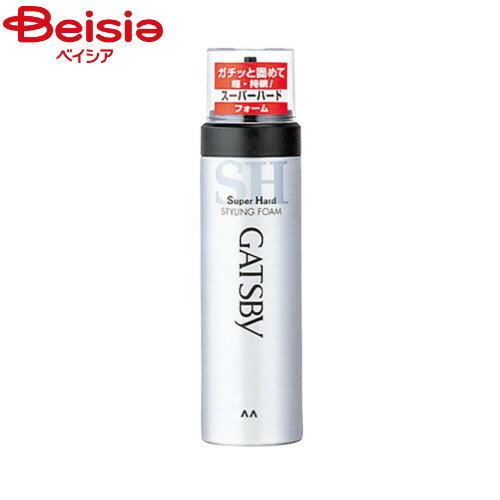 マンダム ギャツビースタイリングフォームスーパーハード | ヘアフォーム メンズ スーパーハード スタイリング 寝ぐせ直し ヘアセット スタイリング剤 フォーム...