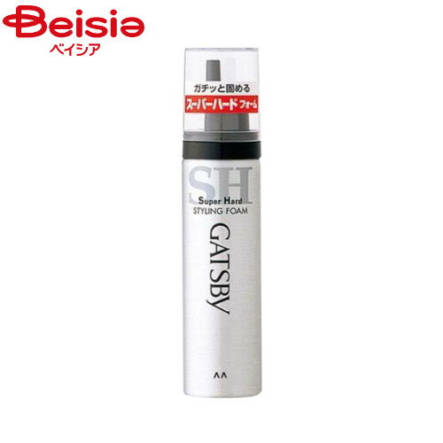 マンダム ギャツビースタイリングフォームスーパーハード<ハンディ | ヘアフォーム メンズ ミニ スーパーハード スタイリング 寝ぐせ直し 持ち運び 旅行 トラ...