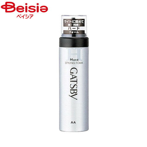 マンダム ギャツビースタイリングフオ−ムハード185g | ヘアフォーム メンズ ハード スタイリング 寝ぐせ直し ヘアセット スタイリング剤 フォ...