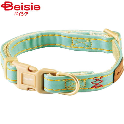 ドギーマンハヤシ Doggy's Tailor いぬのくびわSSレザーライトブルー ペット