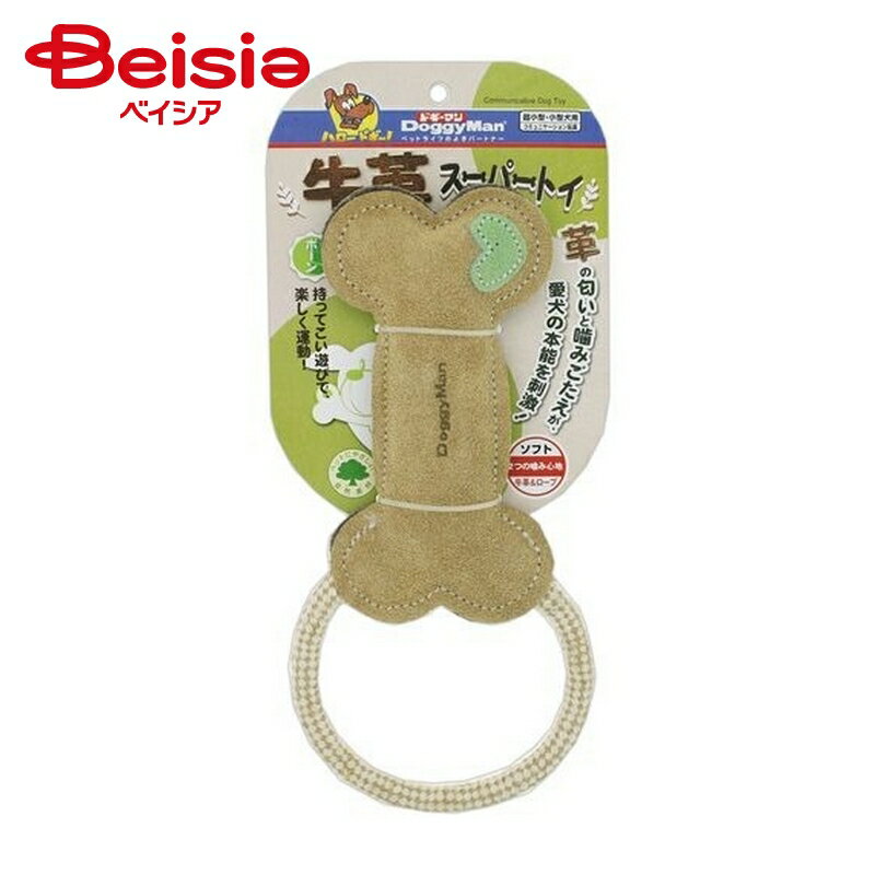 ドギーマンハヤシ 牛革スーパートイ ボーン（1個入） ×1個