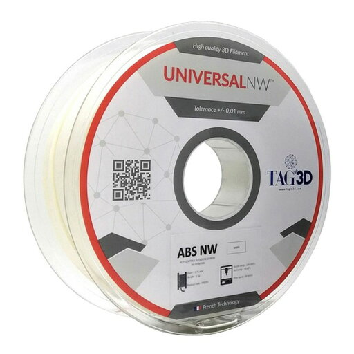 TAGin3D ユニバーサルNwフィラメント ABS NW−1.75WT 梱包 保安 補修用品 工場 店舗用機器 3Dプリンター用フィラメント TAGin3D ユニバーサルNwフィラメント ABS NW−1.75WT 梱包 保安 補修用品 工場 店舗用機器 3Dプリンター用フィラメント