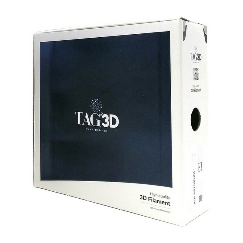 TAGin3D プレミアムPLAフィラメント PLA PRM−1．75WT 梱包 保安 補修用品 工場 店舗用機器 3Dプリンター用フィラメント