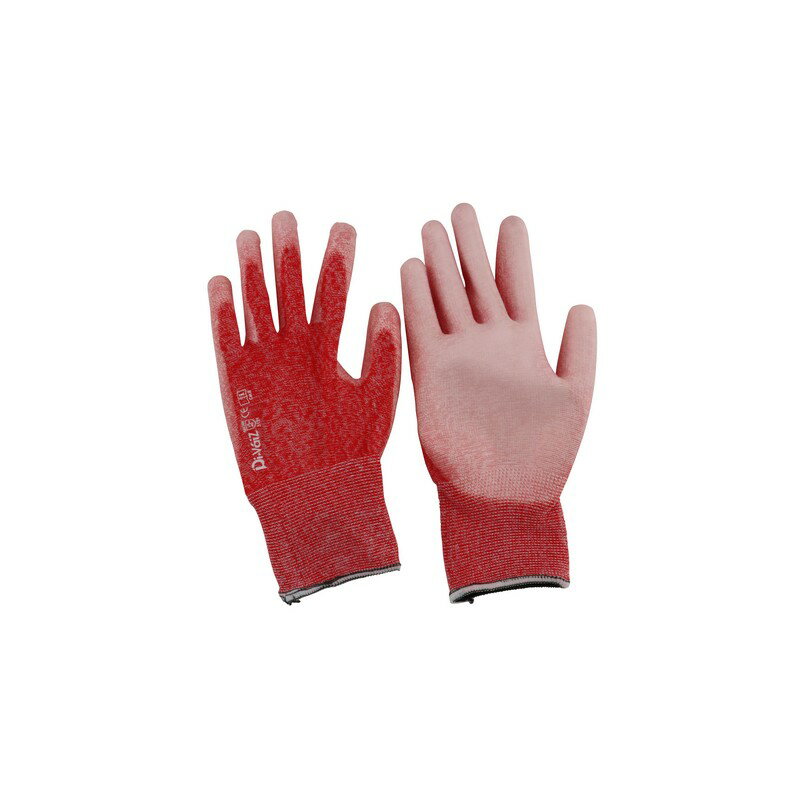 DiVaiZ PUカバーリング手袋赤白杢 2010A